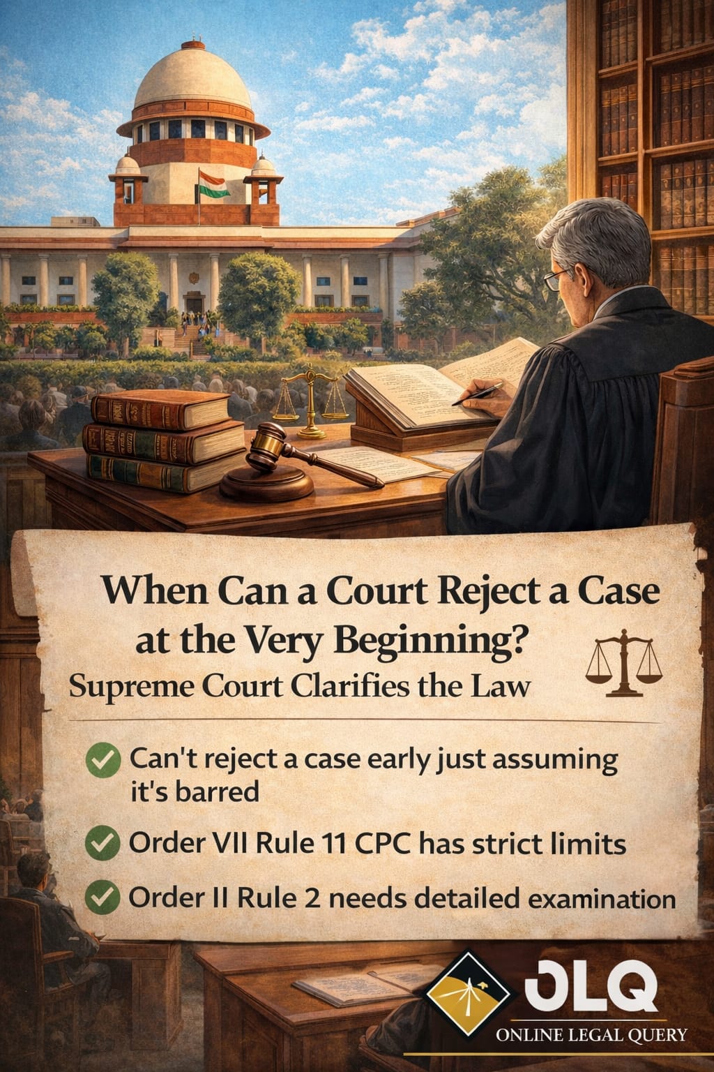 When Can a Plaint Be Rejected?- Supreme Court