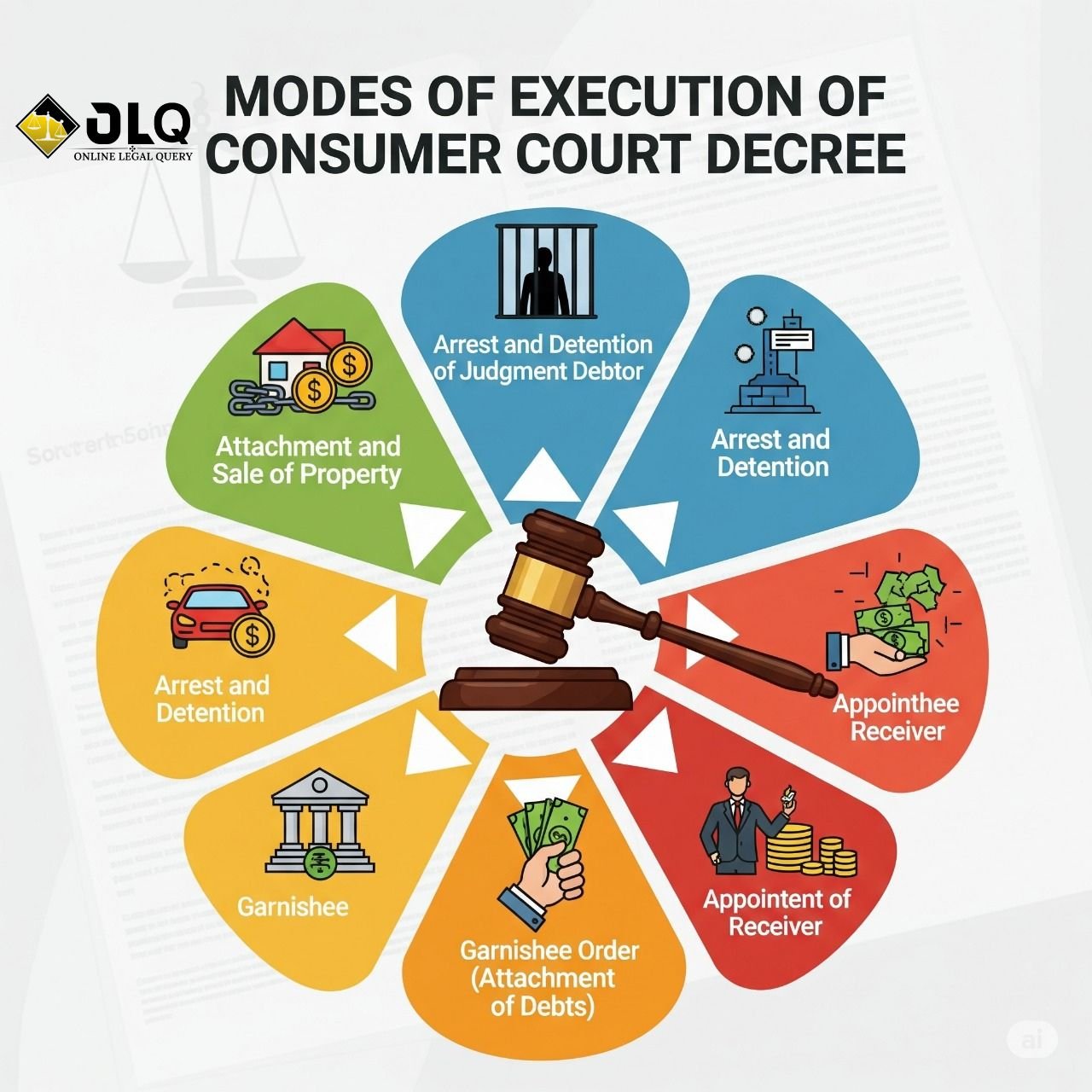 MODES OF EXECUTION OF CONSUMER COURT DECREE IN INDIA