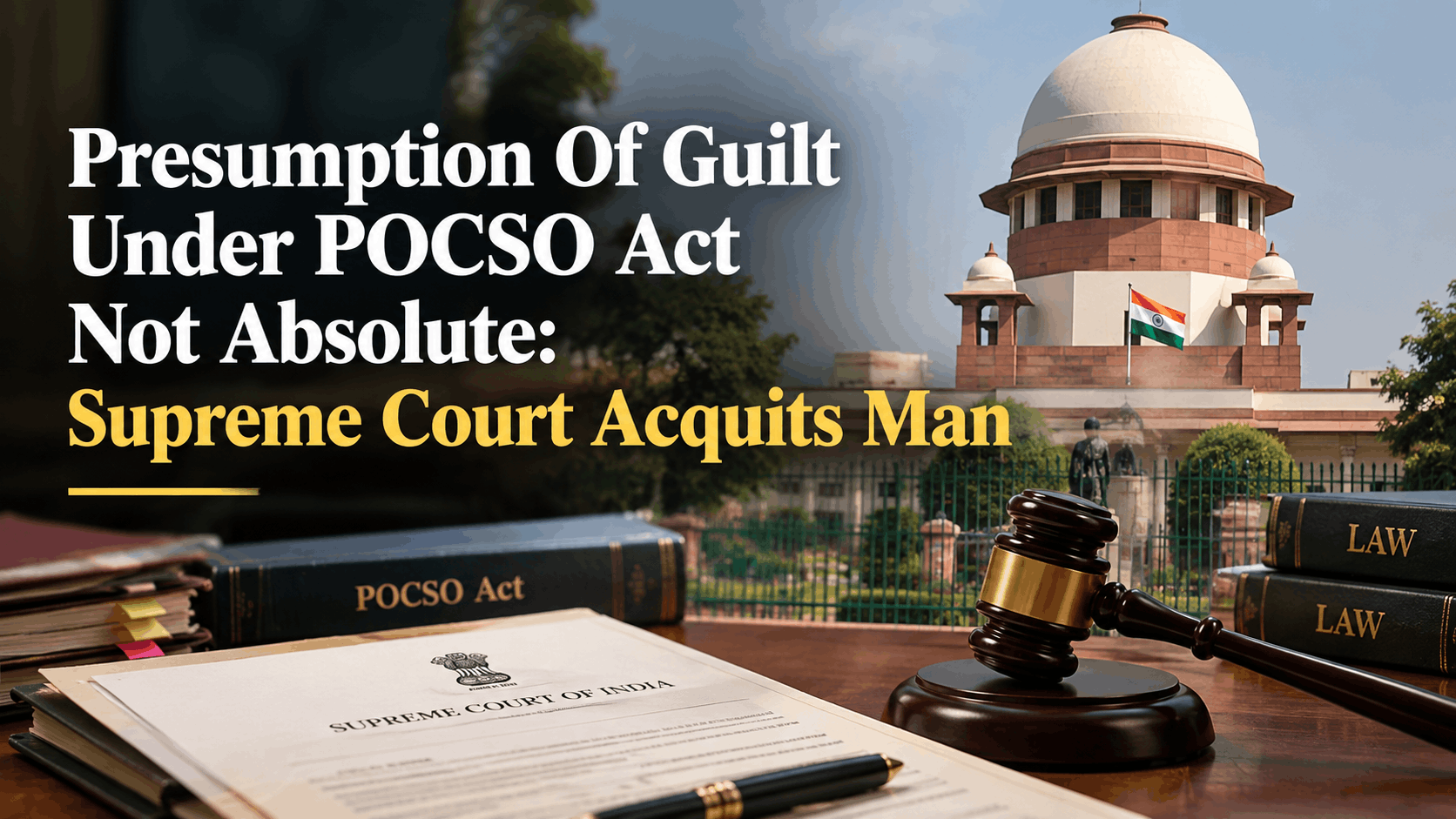 Presumption Of Guilt Under POCSO Act Not Absolute: Supreme Court Acquits Man
